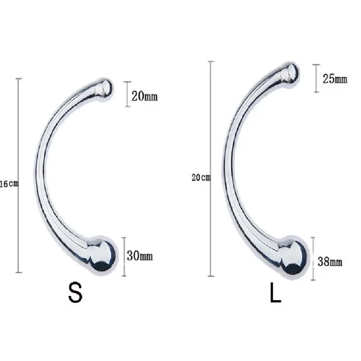 Hook Stainless Anal Ended Steel Double 5858 Elegant 0531